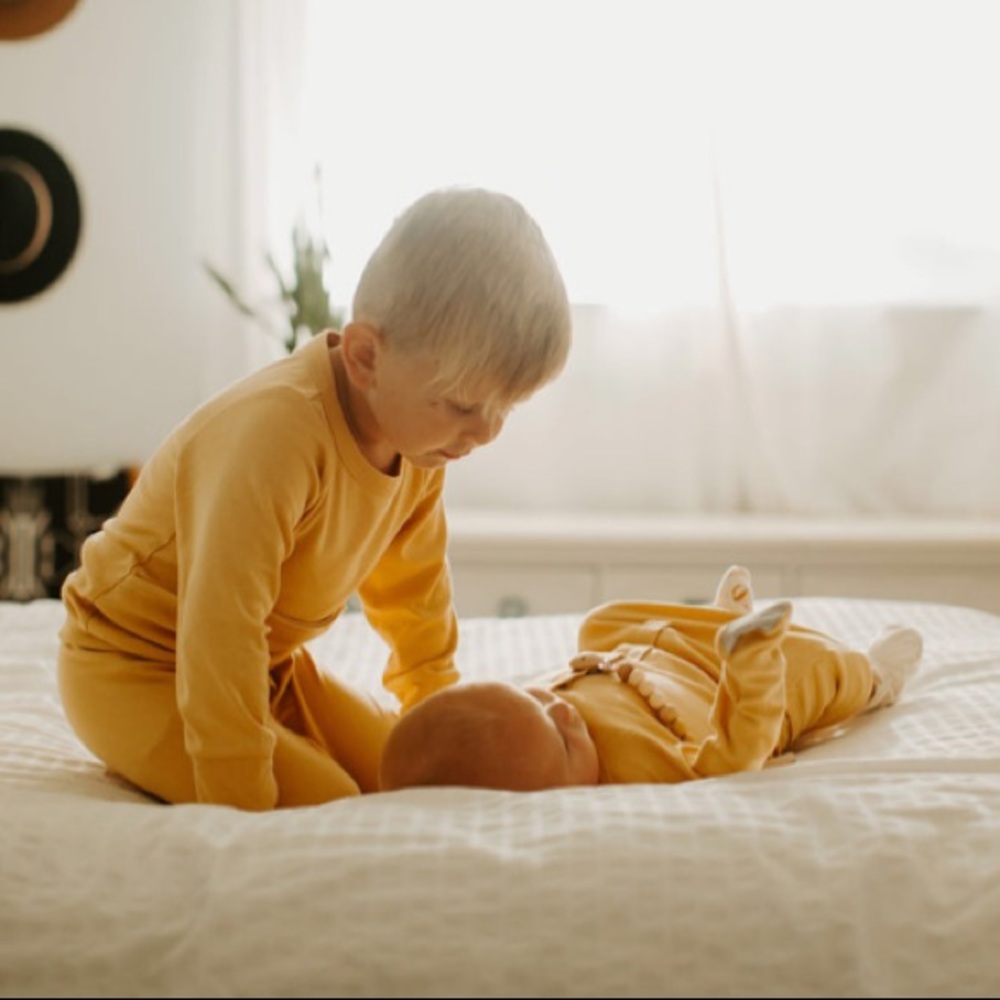 Goumi Kids Ochre Gown 3-6m Canyon Collection